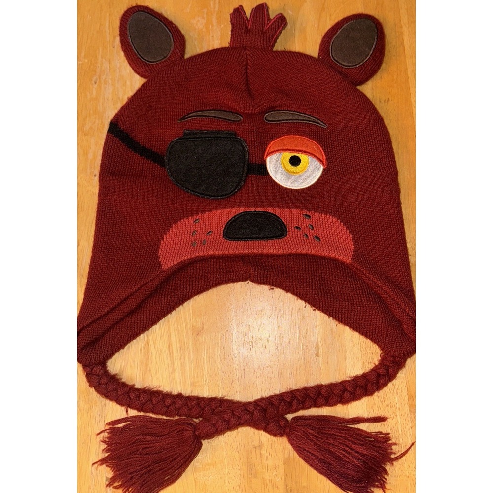 Five Nights at Freddy's FNAF Foxy Tassel Beanie Hat 2017 Horror Video Game Merch